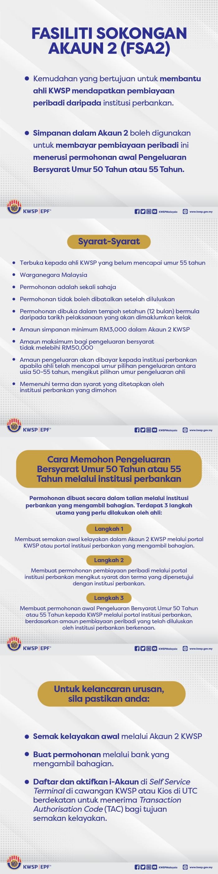 pencarum kwsp boleh pinjam bank mulai 7 april, kadar faedah rendah 4-5% 