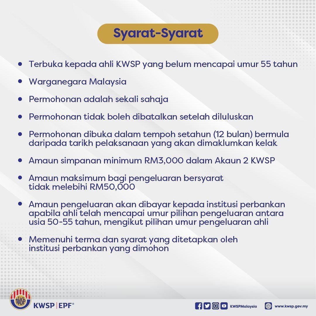 ahli kwsp boleh mohon pembiayaan peribadi dari bank bermula 7 april ini