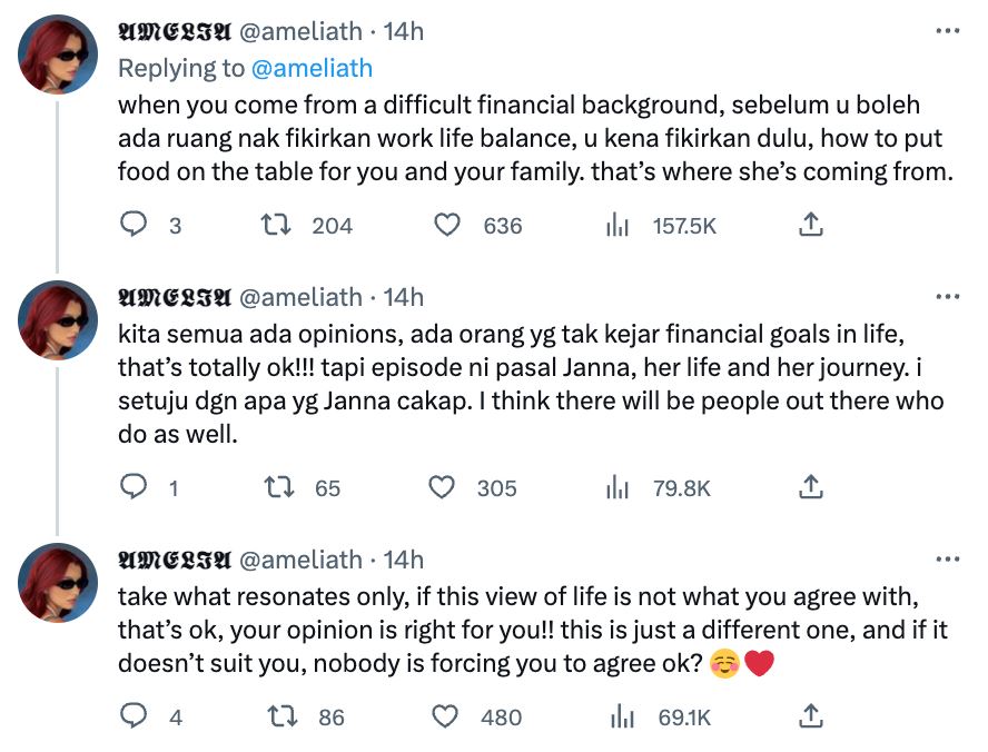 isu 'work life balance' punca nama janna nick dan amelia henderson trending