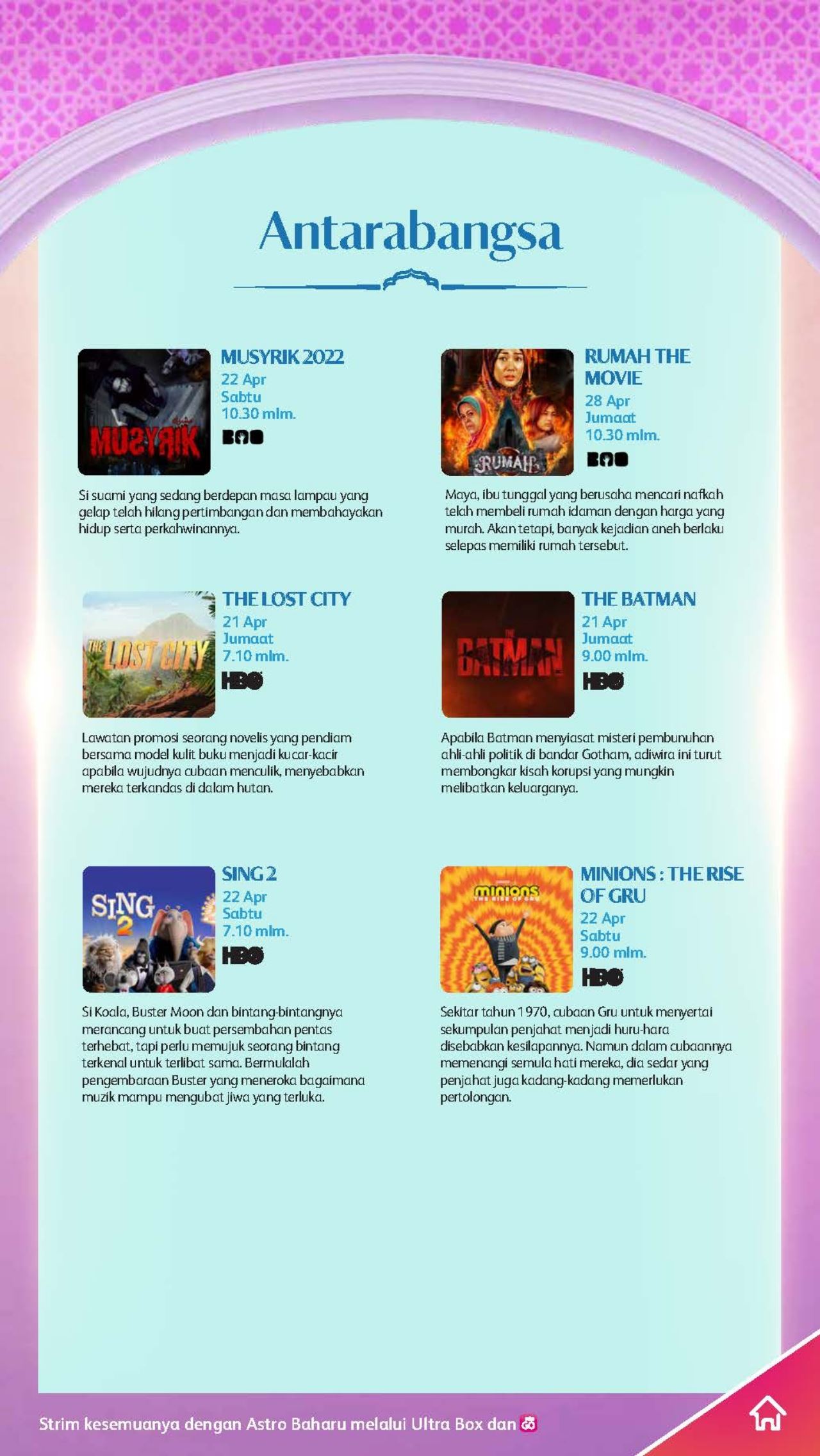 ini senarai program dan rancangan menarik di astro sepanjang aidilfitri 2023