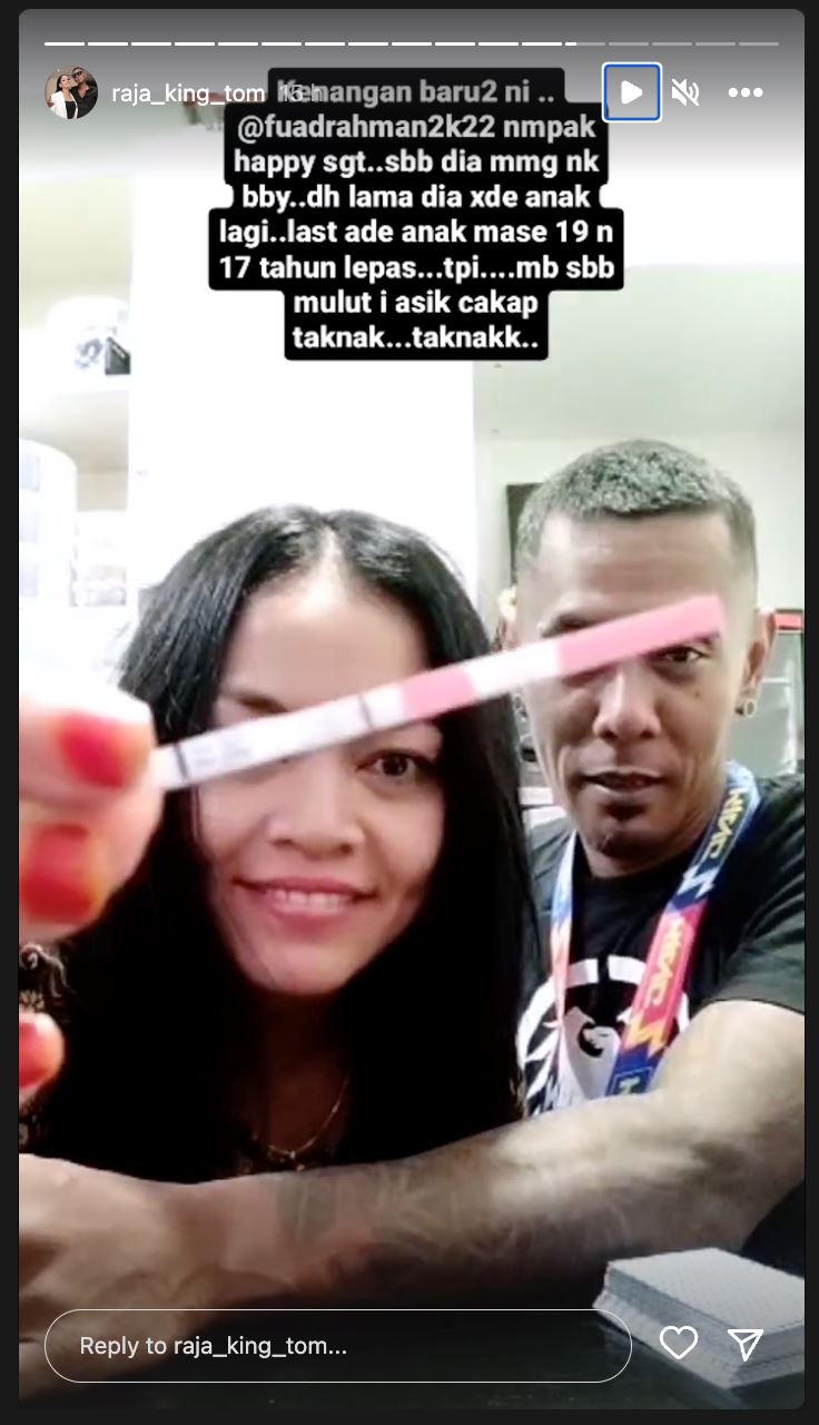 usia kandungan cecah tiga minggu, tom akui alami keguguran