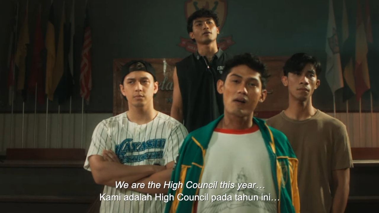 pelajar kena denda sebab ada link drama projek: high council tanpa kebenaran dalam perantinya
