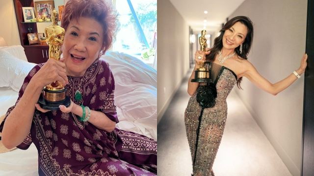 tan sri michelle yeoh sebak dapat balik kampung, bawa trofi oscar