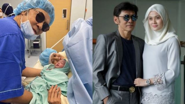 datuk jamal abdillah syukur timang cahaya mata, akhirnya dedah nama dan wajah anak