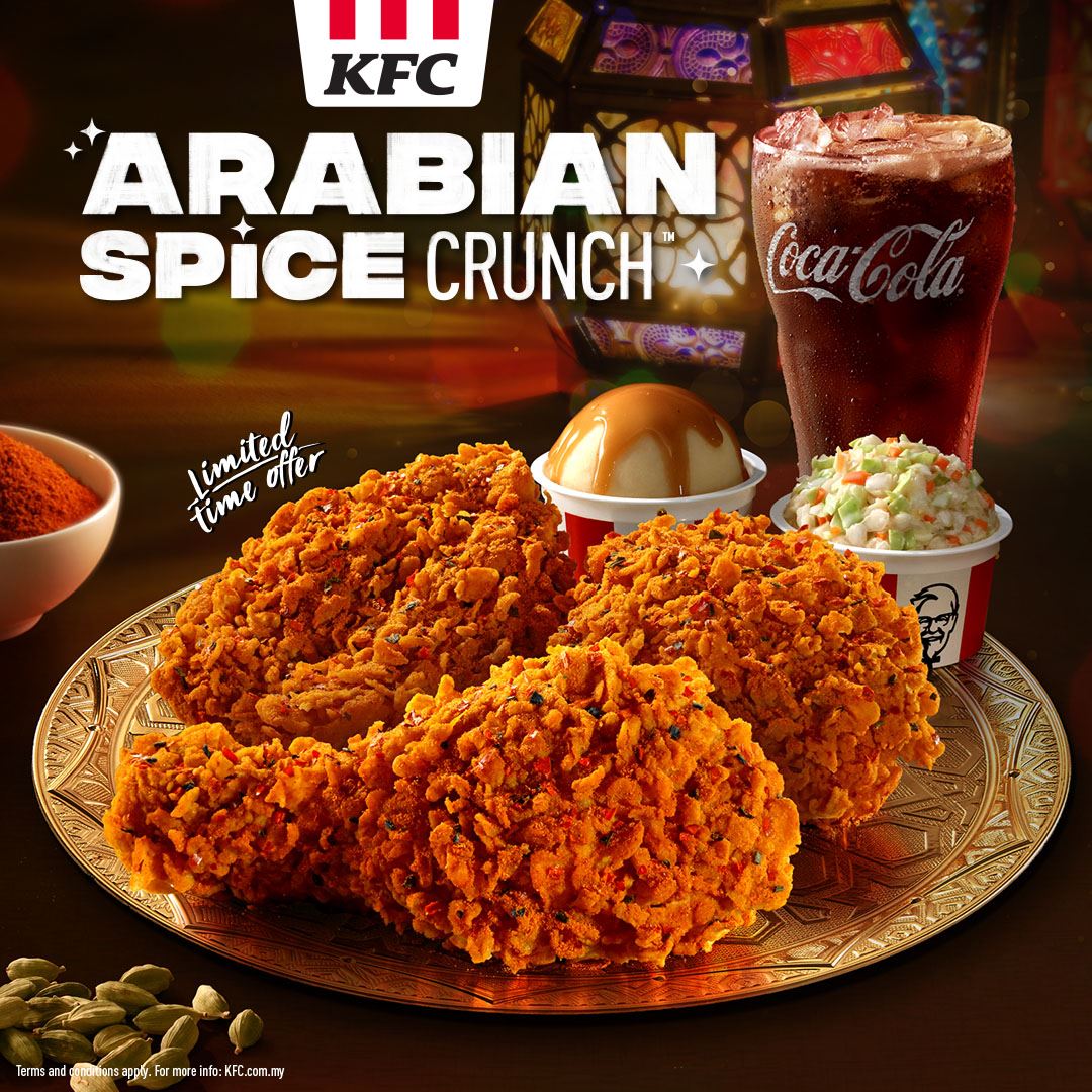 KFC’s Arabian Spice Crunch poster