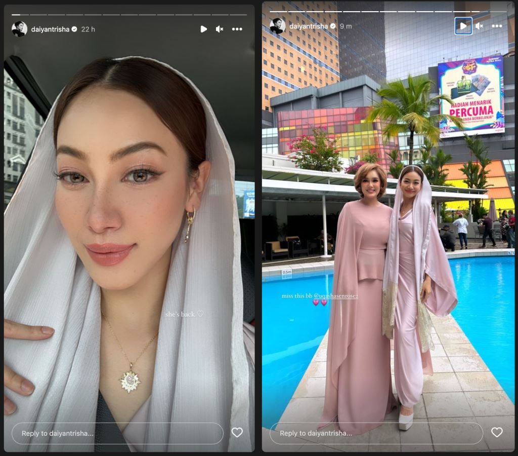 “takkan saya balik umrah, orang hanya lihat pakaian saya,” – daiyan trisha