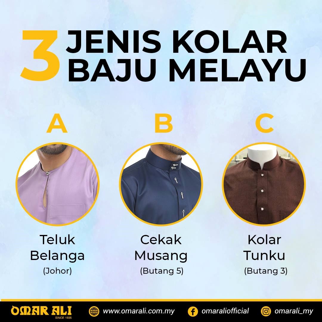 asal dari johor, ini asal usul baju melayu cekak musang yang tak ramai orang tahu