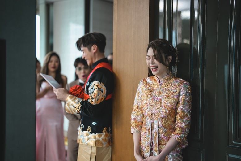 💍抢新娘照曝光❗️陈家乐公主抱连诗雅💗亲亲好甜蜜