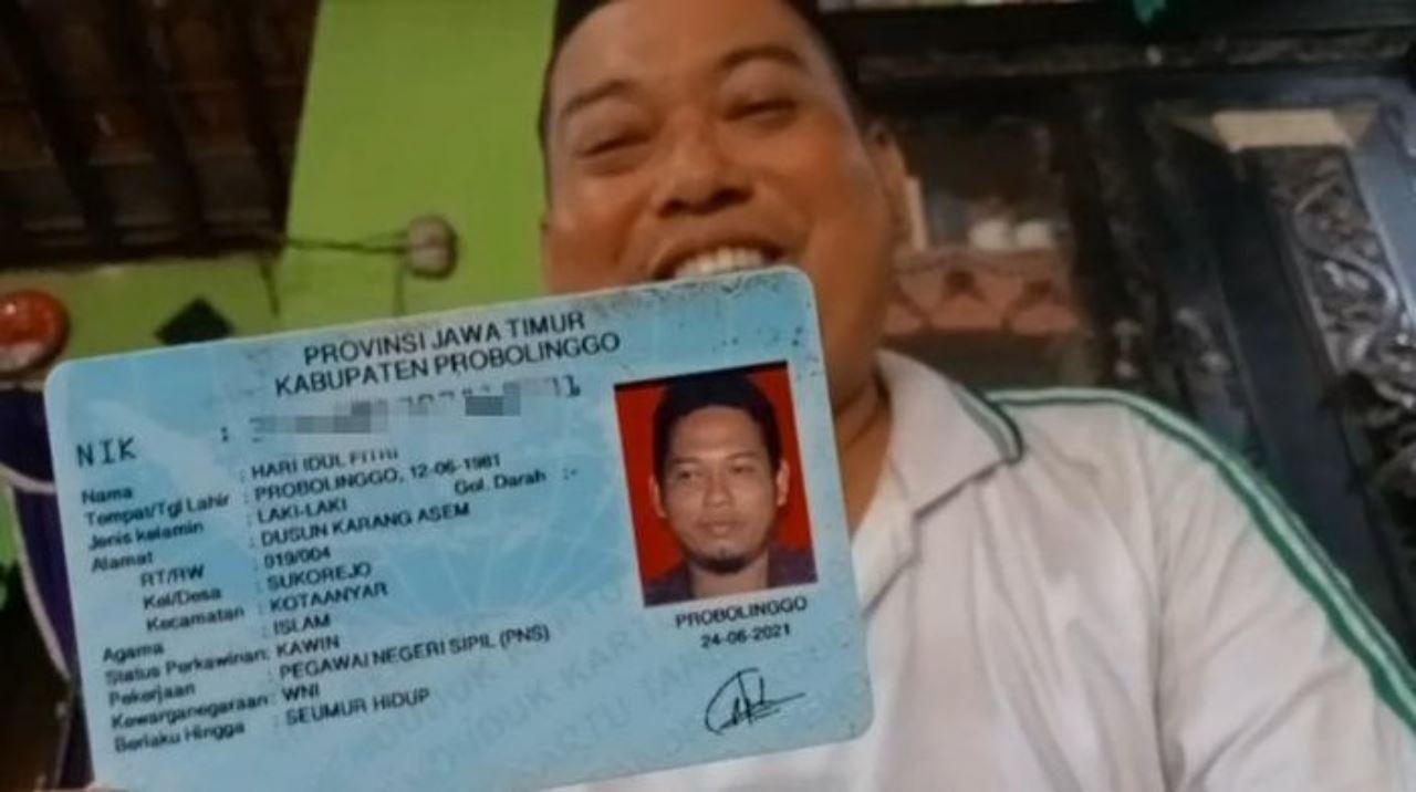 lelaki usia 41 tahun bangga ada nama hari idul fitri