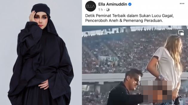 bukan gimik, ella cabar hacker akaun facebooknya datang konsert