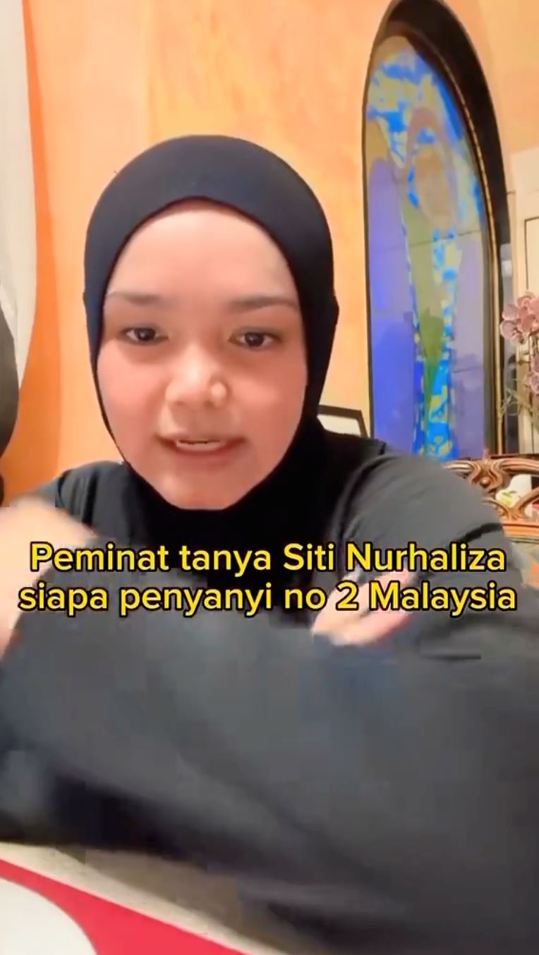 akhirnya terjawab, siti nurhaliza dedah siapa penyanyi nombor dua negara