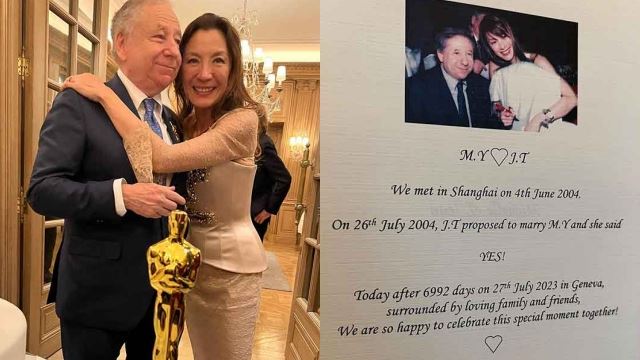 kahwin senyap-senyap? tan sri michelle yeoh tampil buka mulut