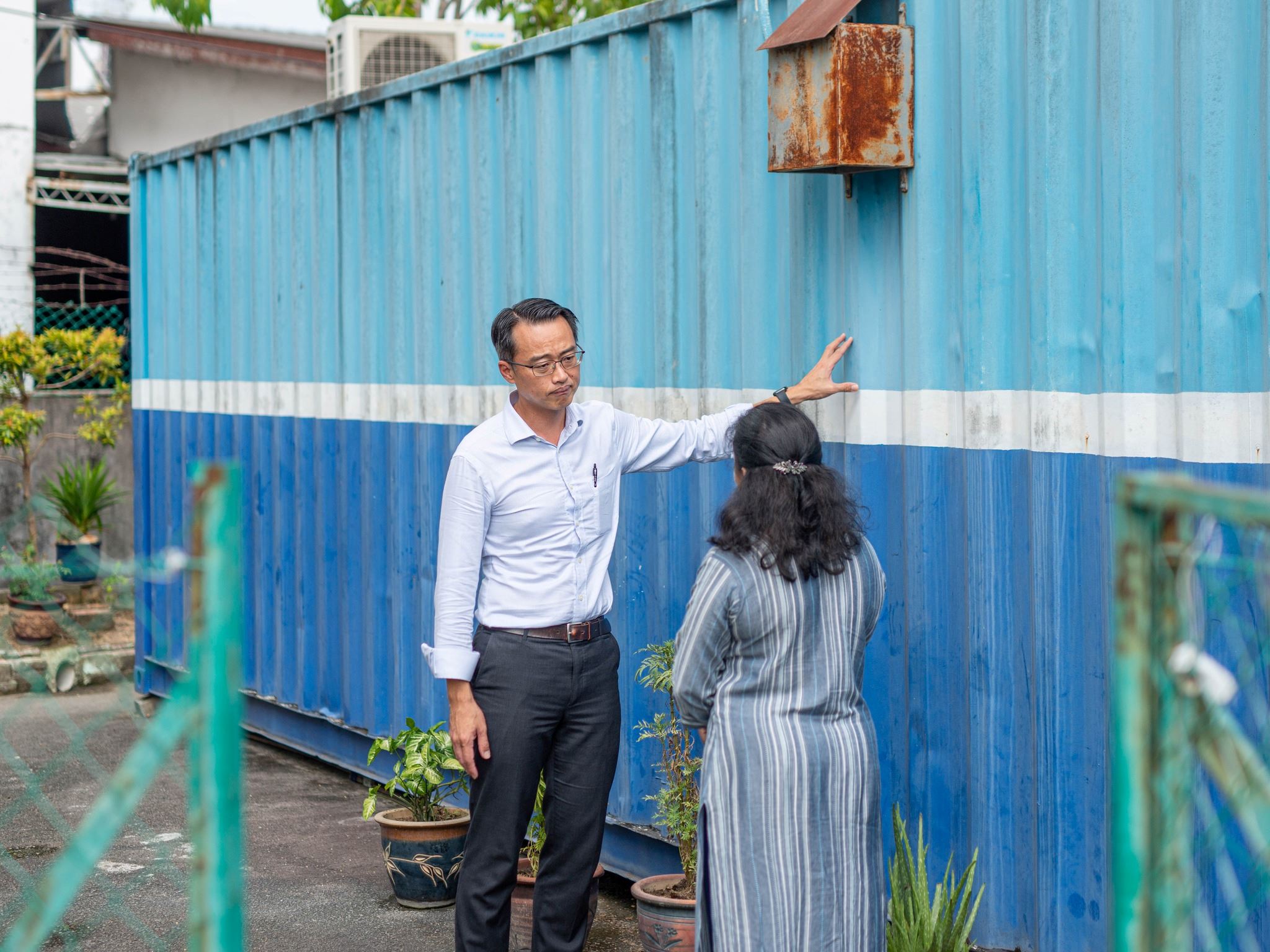 former machang bubuk adun provides new classroom for penang students forced to study in hot, metal container