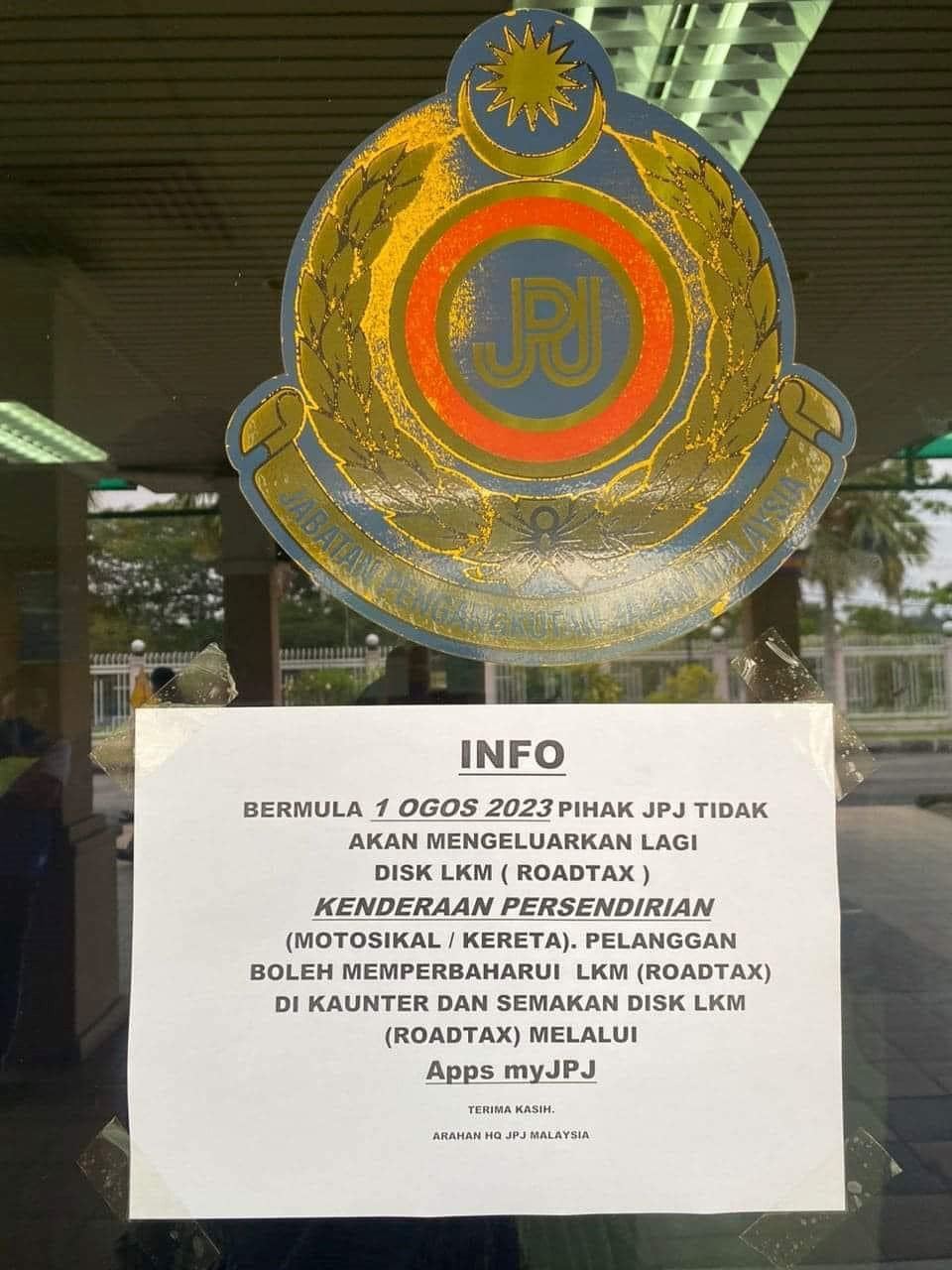 jpj will no longer issue physical road tax starting august, here's how to use the myjpj app!