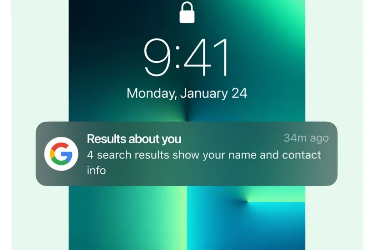 google kini beri notifikasi jika maklumat peribadi anda muncul dalam internet