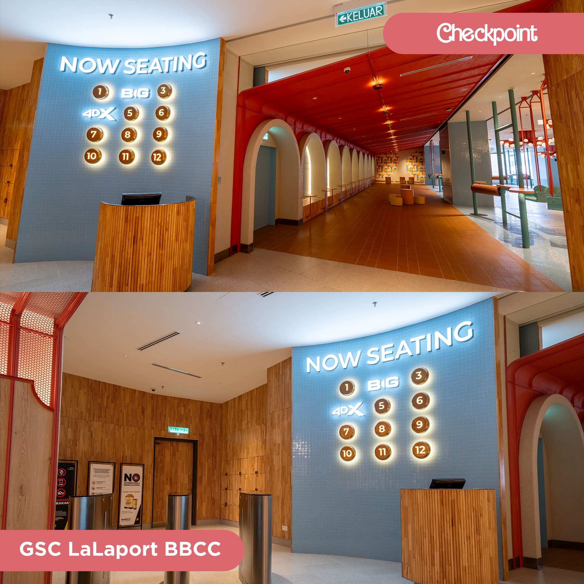 gsc在lalaport新开张啦❗被誉为最美电影院😍