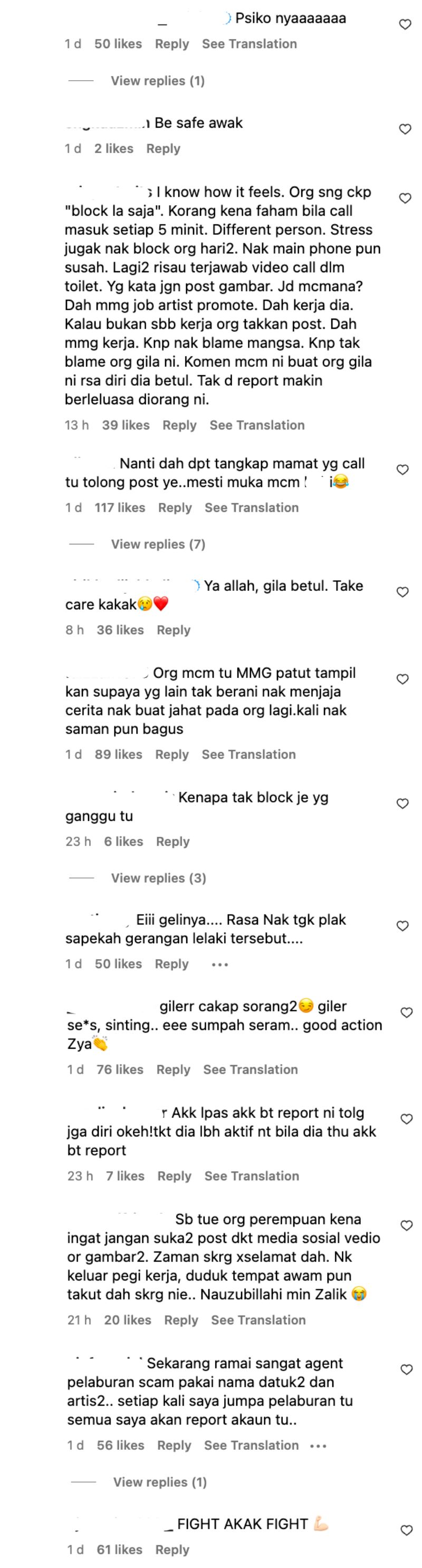 scammer guna identiti, diganggu lelaki tak dikenali, zara zya buat laporan polis. “psikonya!”