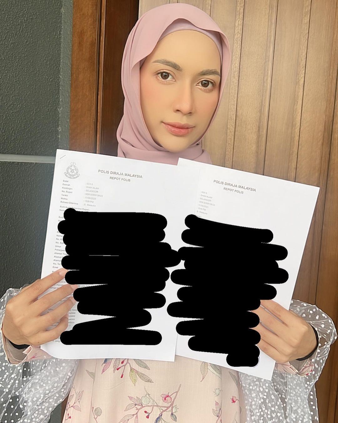 scammer guna identiti, diganggu lelaki tak dikenali, zara zya buat laporan polis. “psikonya!”