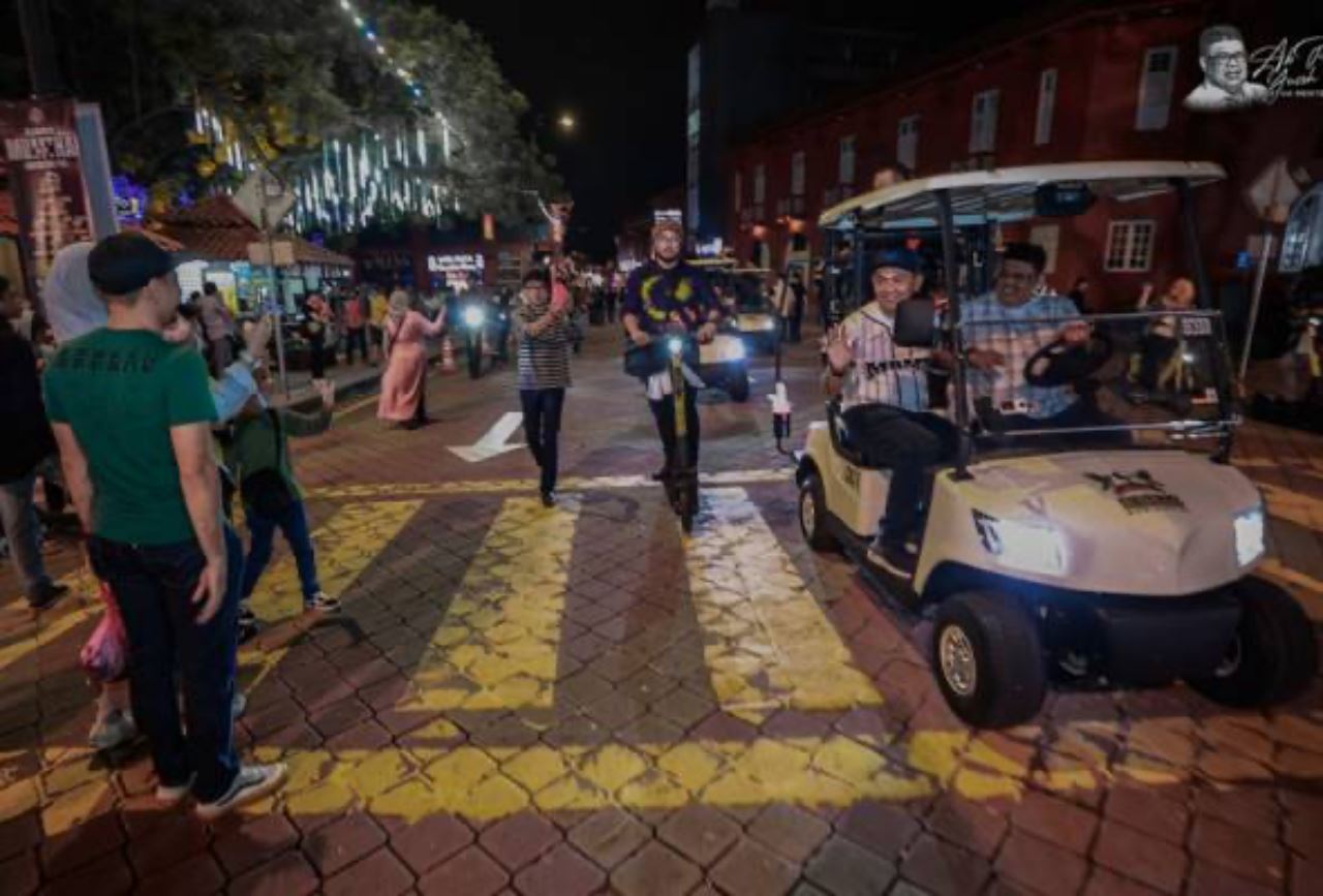 sebahagian jalan di banda hilir, melaka ditutup untuk kenderaan tiap sabtu bermula 6 petang