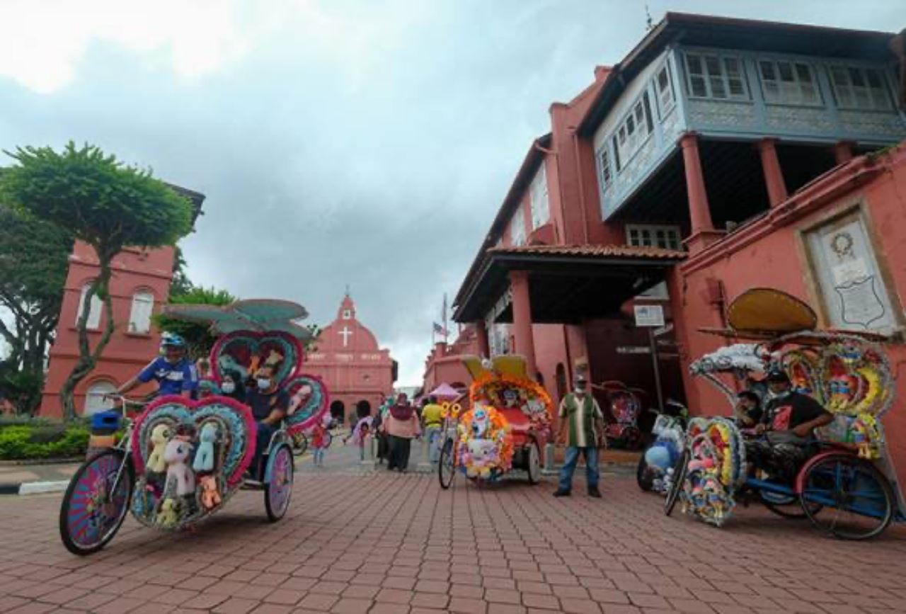 sebahagian jalan di banda hilir, melaka ditutup untuk kenderaan tiap sabtu bermula 6 petang