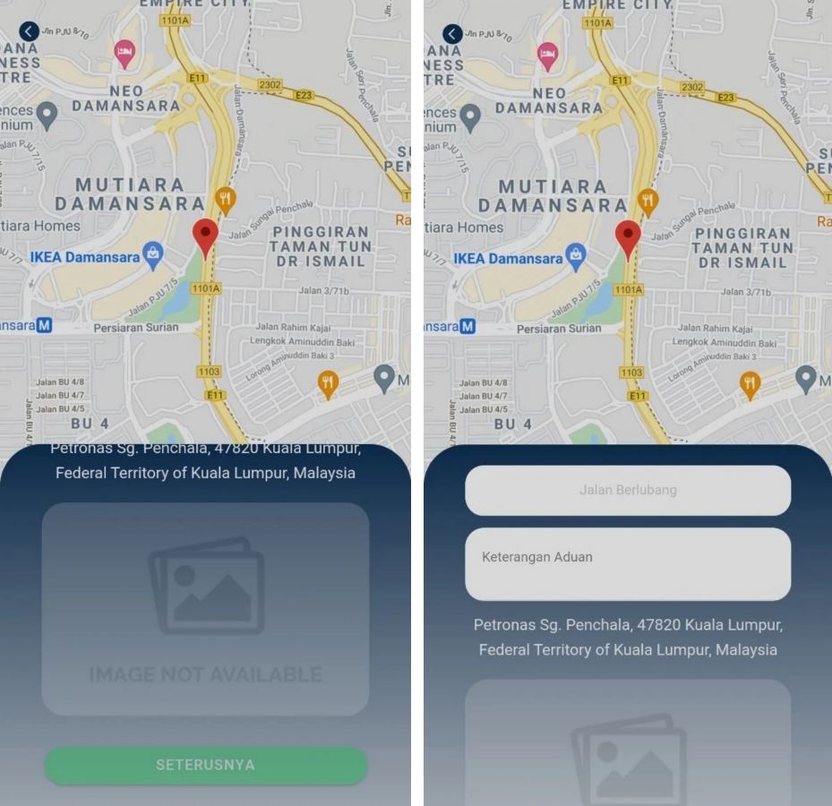 orang ramai kini boleh buat aduan jalan rosak guna aplikasi myjalan