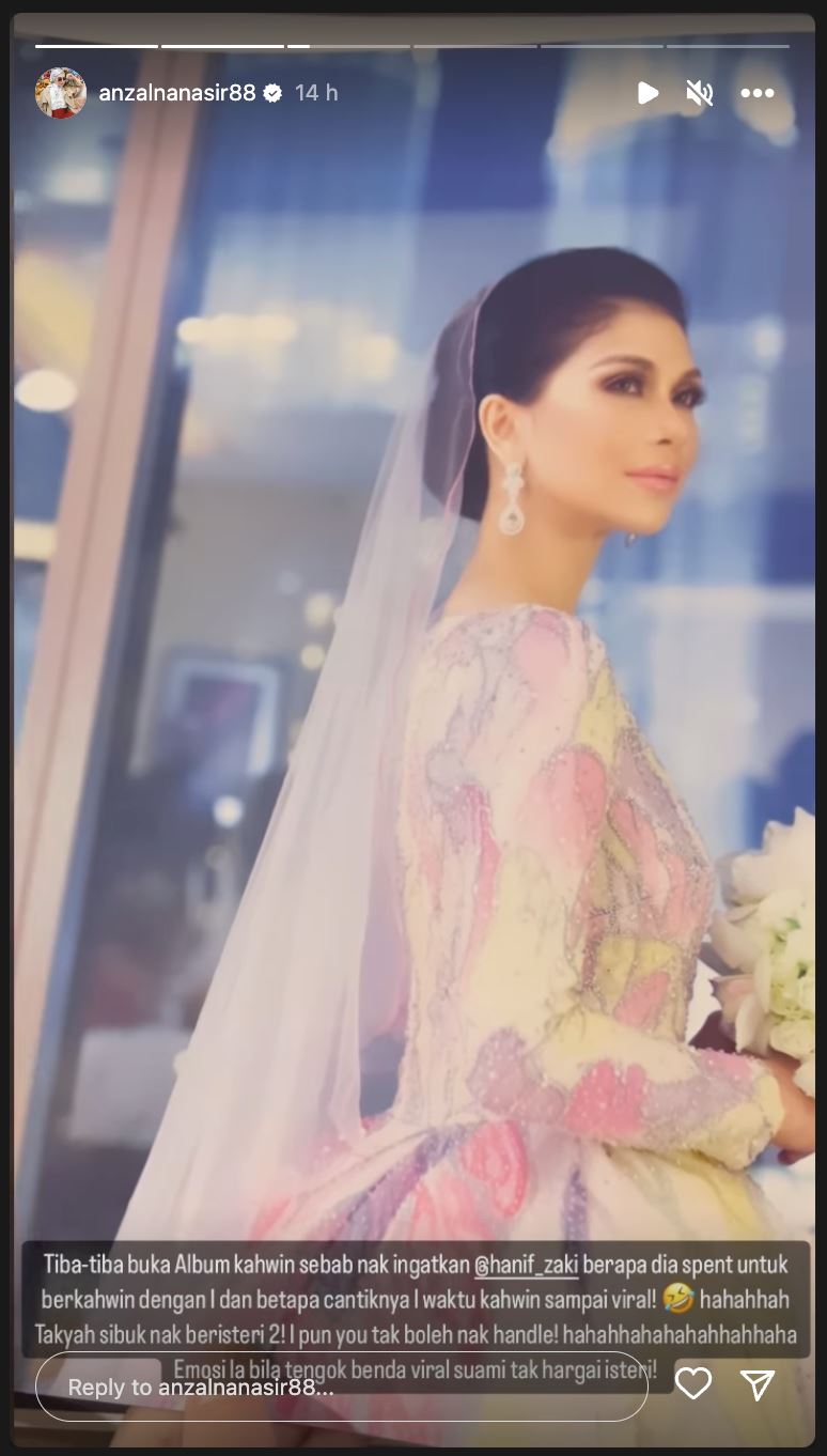 anzalna nasir ingatkan suami tak payah sibuk beristeri dua, “i pun you tak boleh handle!”