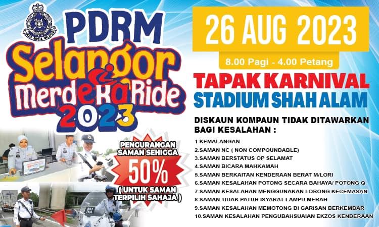 diskaun saman pdrm sehingga 50 peratus, kecuali 10 kesalahan ini