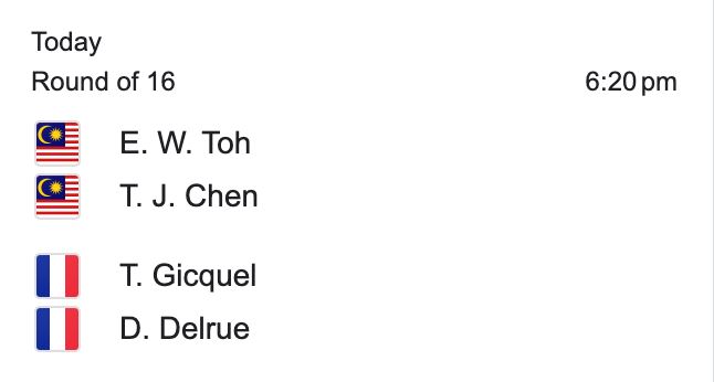 【世锦赛】我国1男单和6双打成功晋级16强❗️李梓嘉今迎战安东森🔥