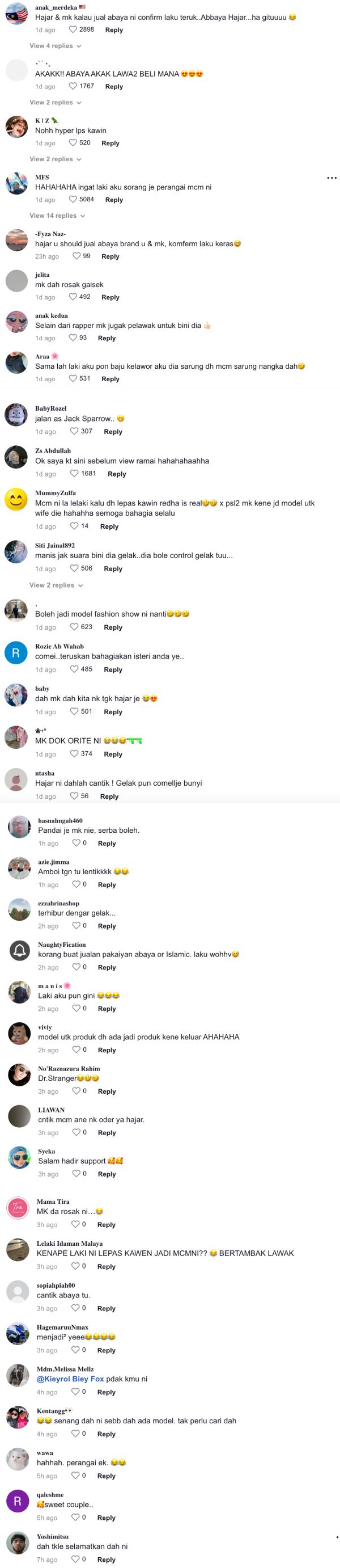 video mk k-clique buat catwalk guna baju isteri buat ramai terhibur