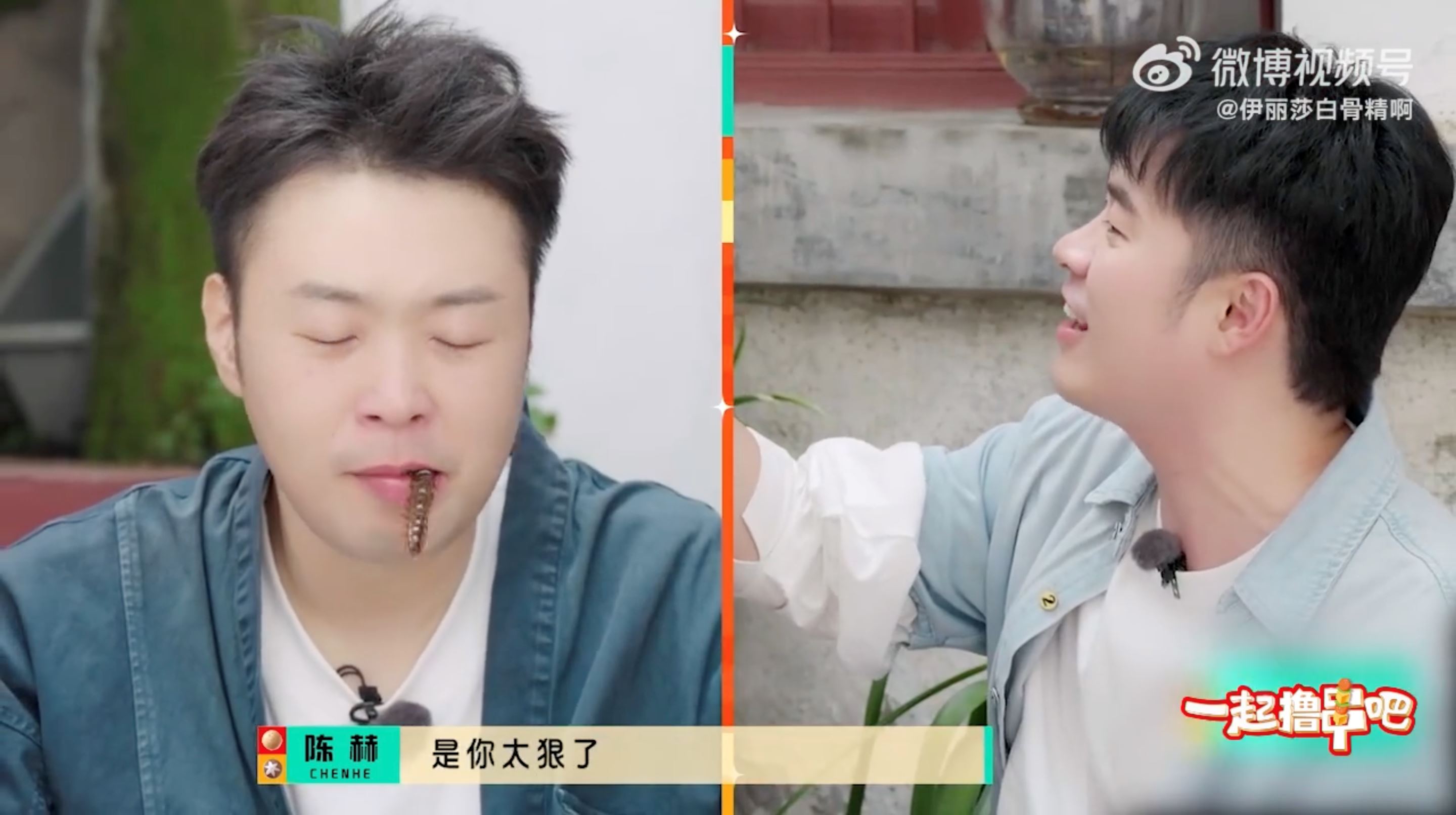 杜海涛一口吃掉蜈蚣和蝎子❗惊呆陆综《一起撸串吧》嘉宾们😱