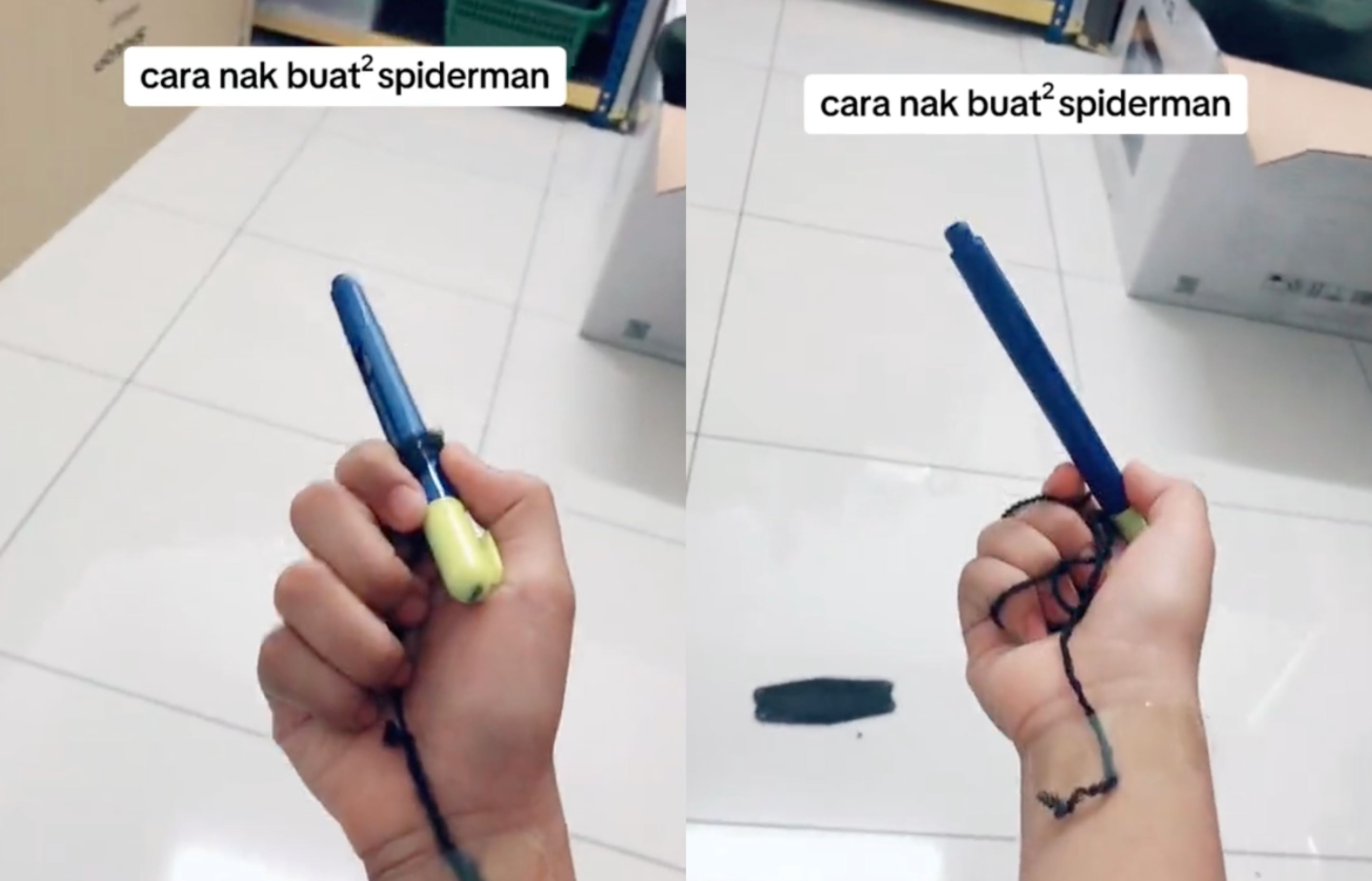 creating his own 'web-shooter', little boy’s creativity earns praise from malaysian netizens