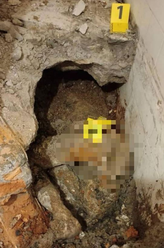 gempar! mayat wanita ditemui dalam simen rumah sewa dekat pandamaran, klang