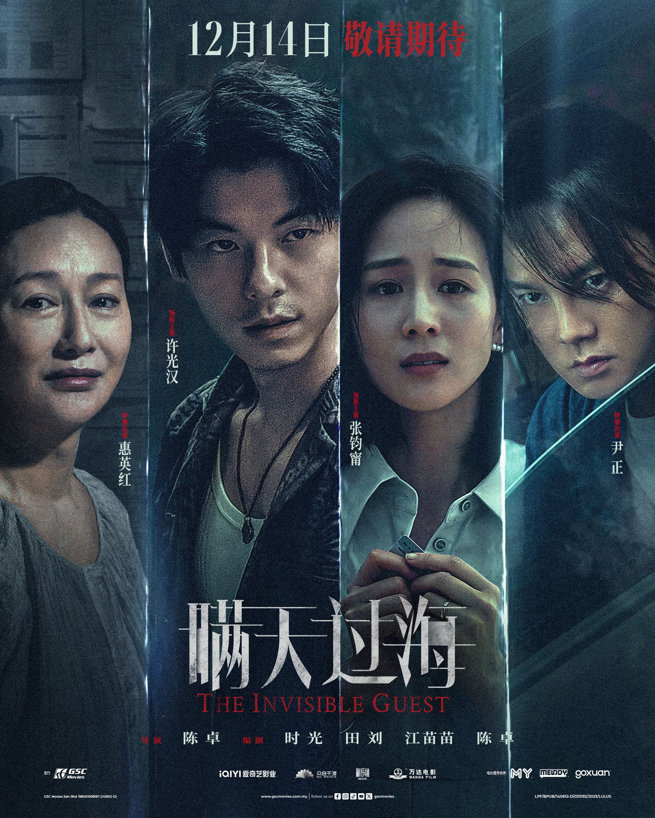 🎬电影《瞒天过海》12月14日全马上映❗许光汉,张钧甯,惠英红主演🔥