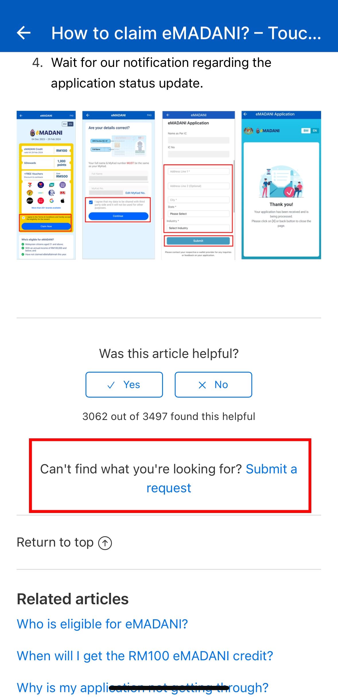在tng领取emadani电子现金失败⚠️你可以这样申诉❗