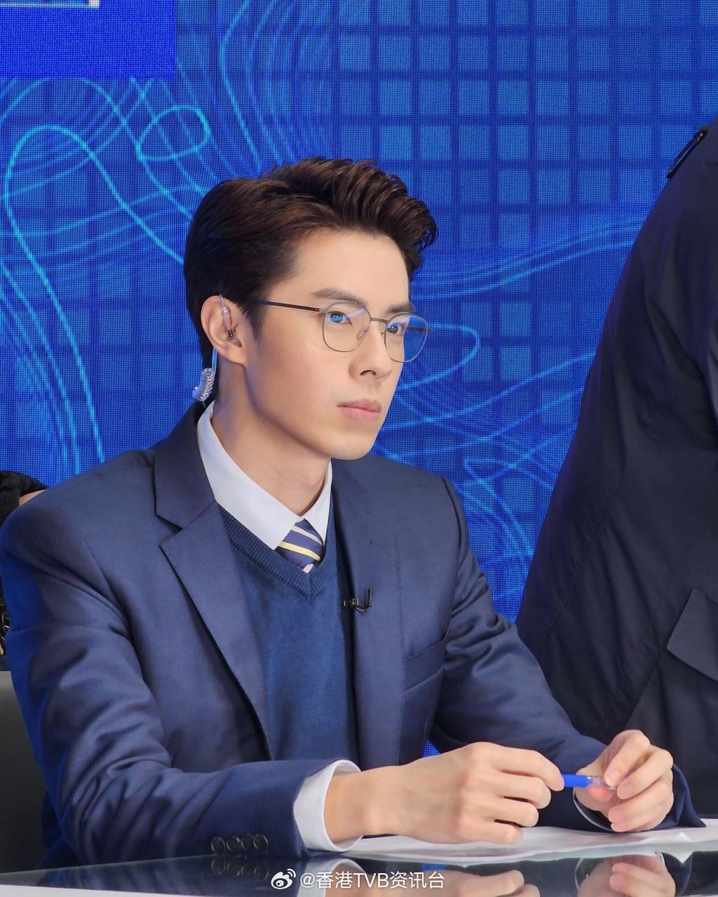 tvb新晋小生林正锋🌟《新闻女王》里饰演「佐治党」男主播王伟🔥