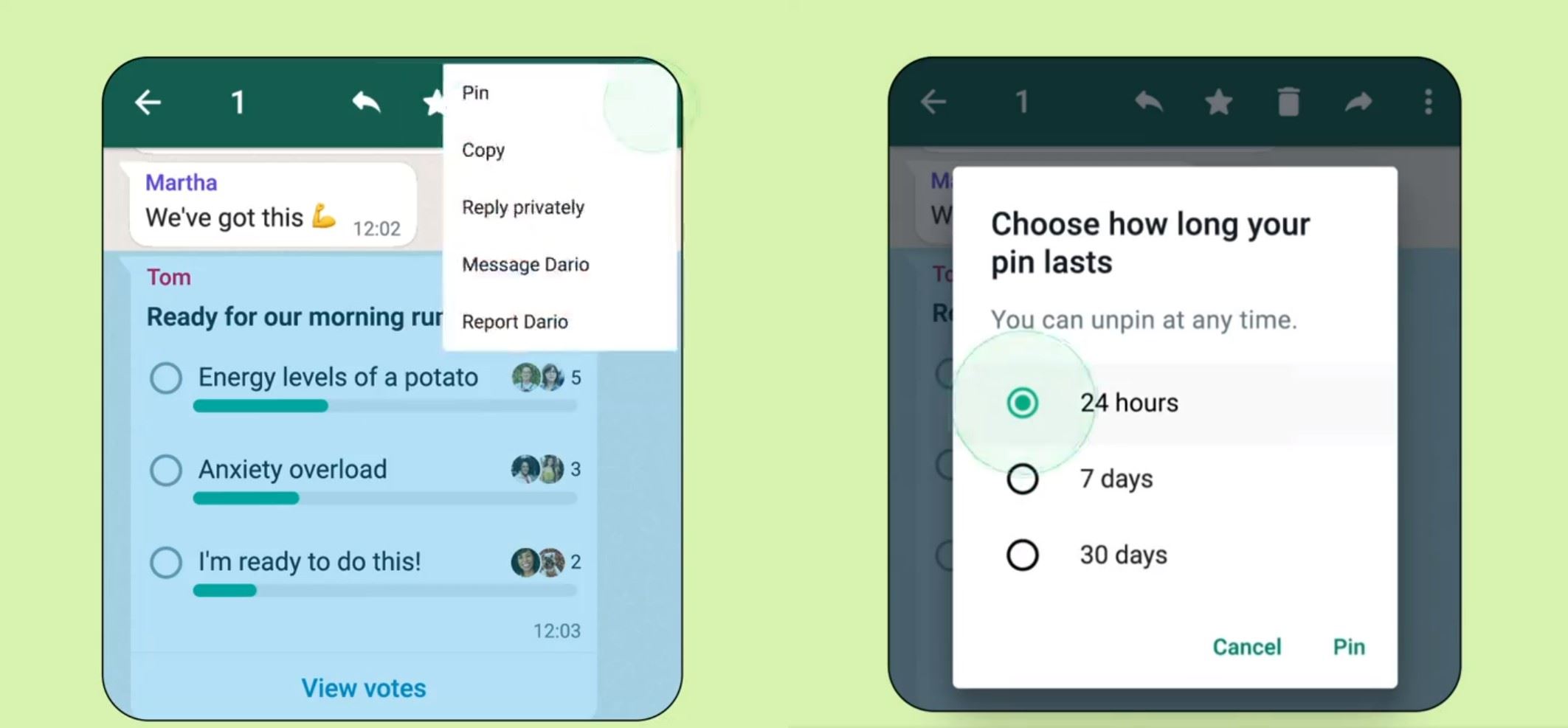 whatsapp现可置顶聊天室信息！不会错过重要消息了！