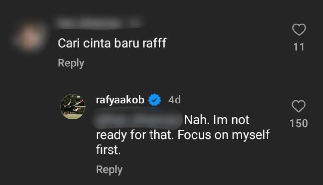 netizen pakat pujuk suruh raf yaakob rujuk semula dengan mawar rashid