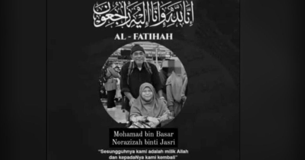 cinta hingga hujung nyawa! suami meninggal dunia selang dua jam isteri pergi