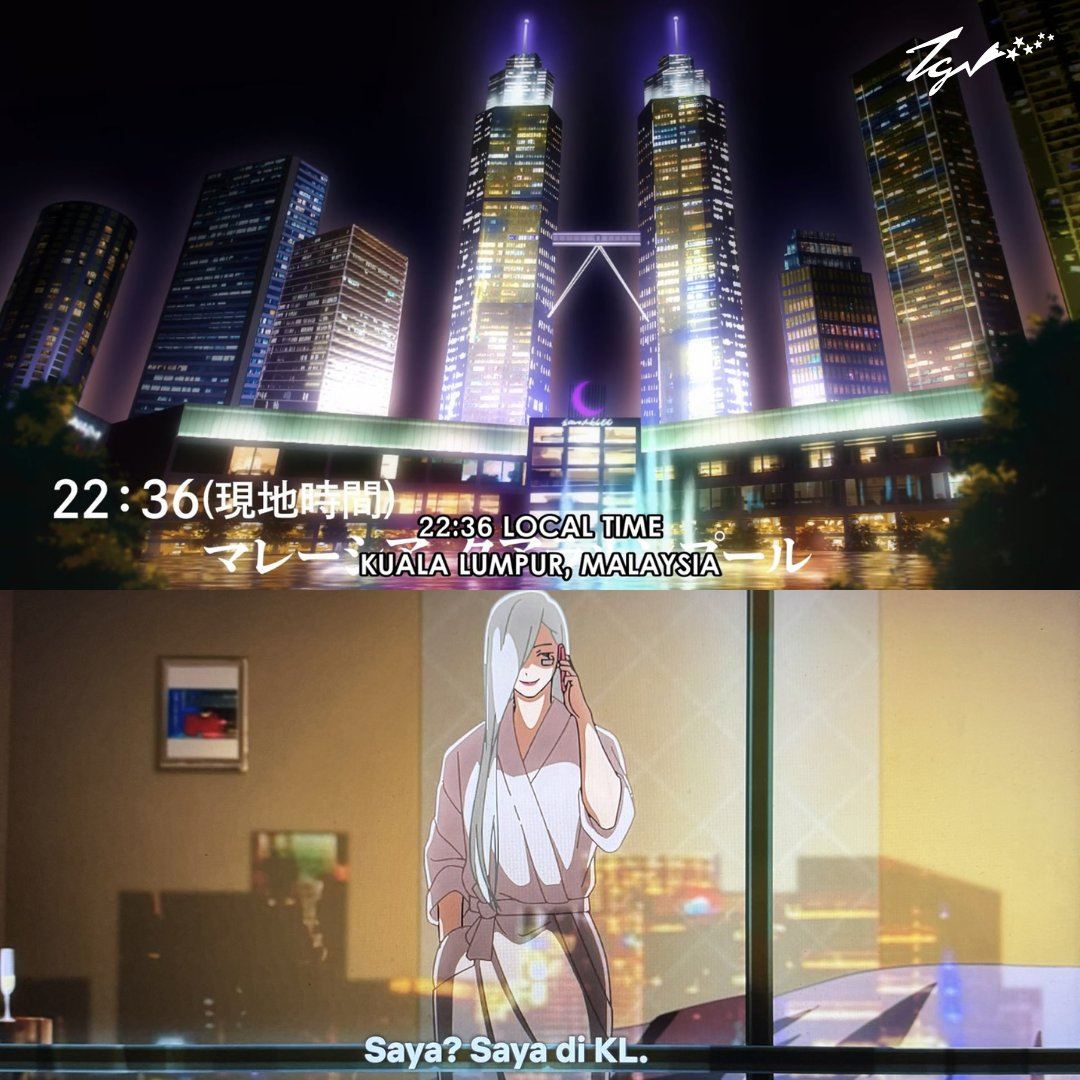  jujutsu kaisen showcases kuala lumpur in its latest episode following a mention of kuantan last month