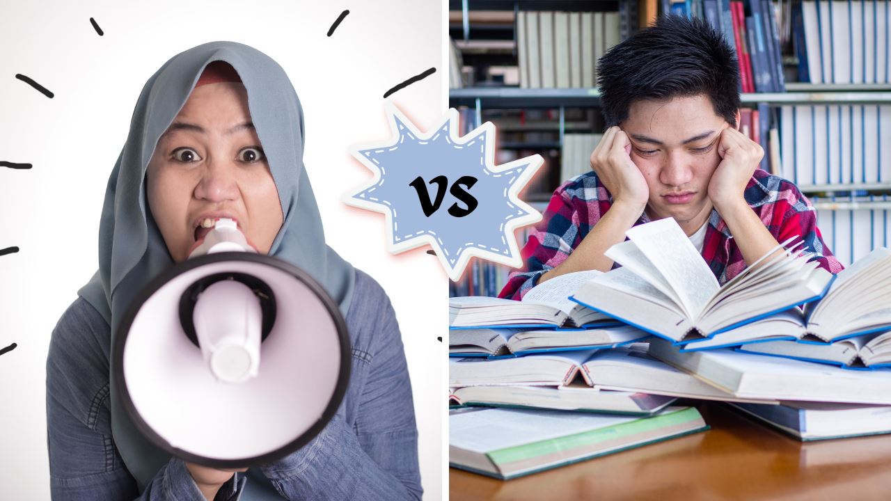 mak jerit anak tak fokus ulang kaji peperiksaan