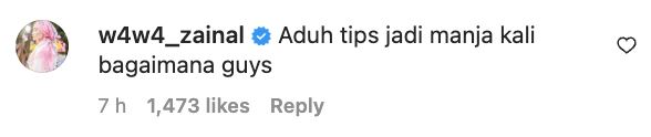 aeril zafrel dedah sophia albarakbah manja orangnya, sekali wawa zainal masuk komen!