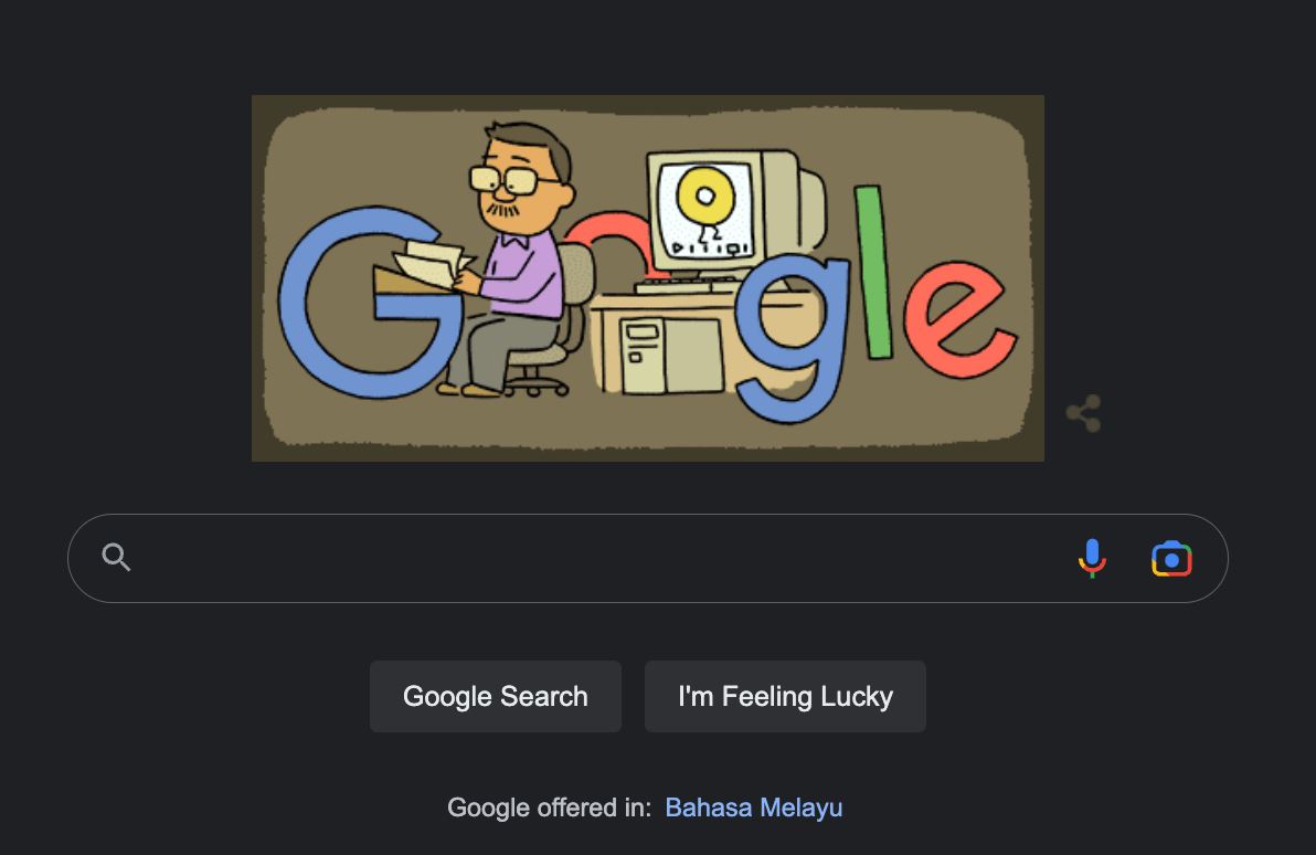 pencipta keluang man, kamn ismail diraikan google hari ini