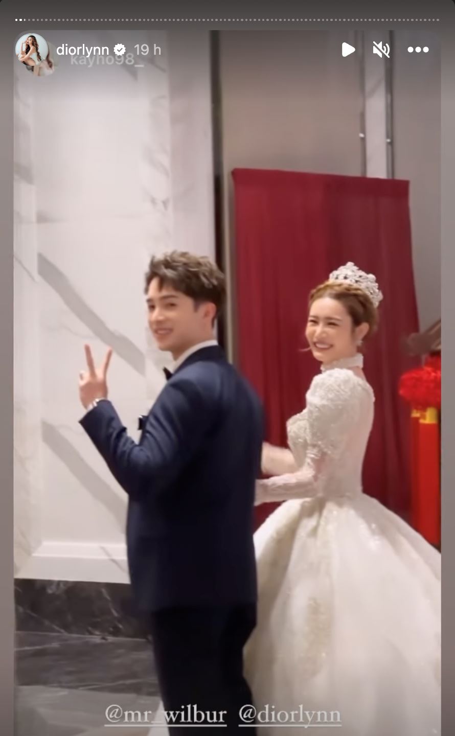 💍diorlynn和达达完成婚礼啦❗️新娘坐花轿出场超漂亮♥️