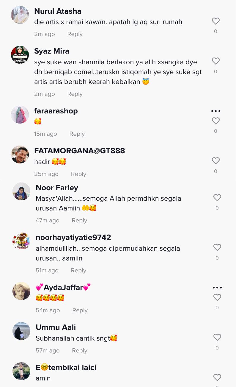 ramai suka lihat penampilan terkini wan sharmila, “sejuk mata memandang..”