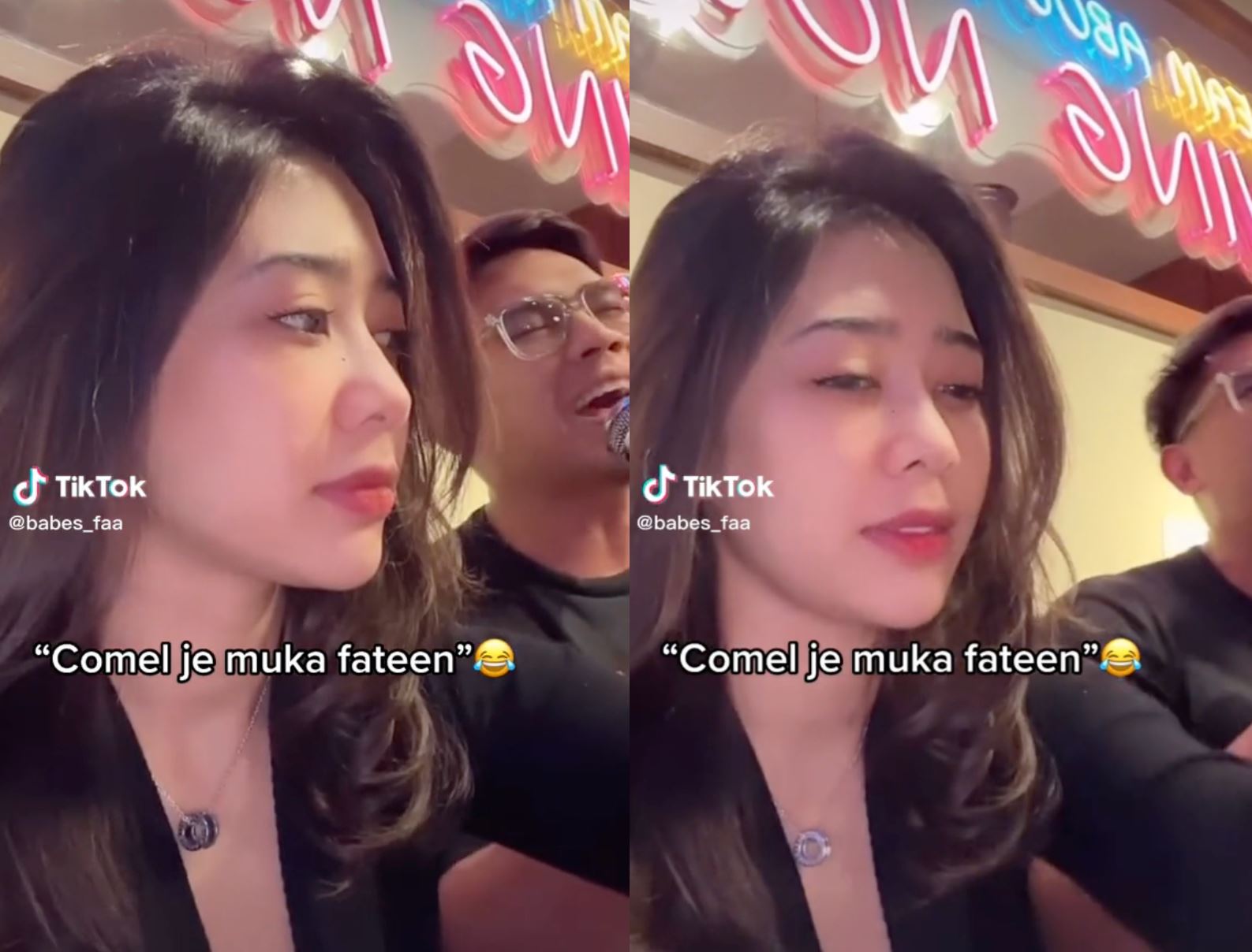 kata dengar muzik tu haram, suami fatin afeefa seronok karaoke
