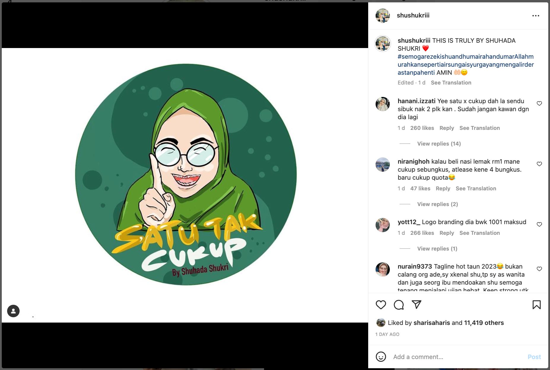 hidup sebagai single mother, bekas isteri hafidz roshdi tampil dengan “satu tak cukup” 