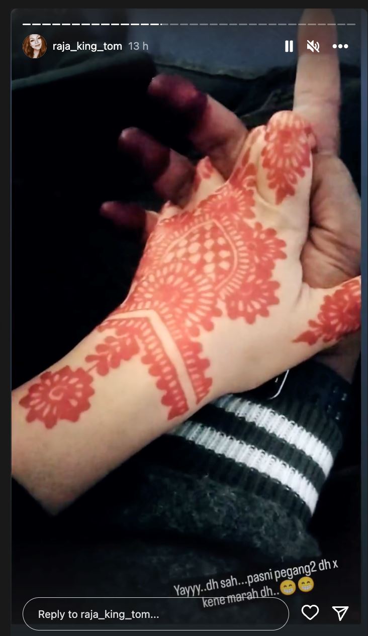 “pasni pegang dah tak kena marah,” tom kini sah isteri fuad rahman