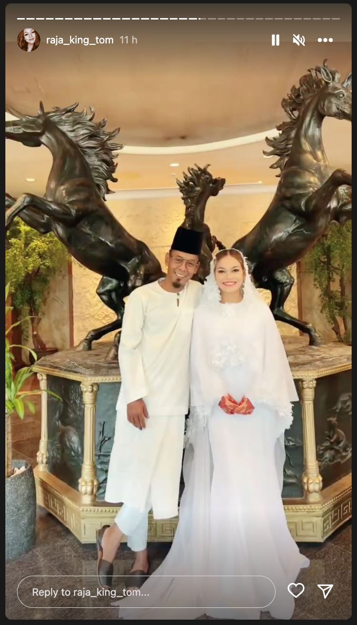 “pasni pegang dah tak kena marah,” tom kini sah isteri fuad rahman