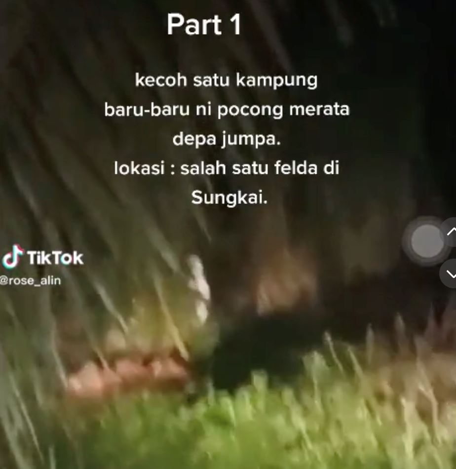 video kelibat putih terakam di perak, bunyi hantu ‘gula-gula’ bikin seram