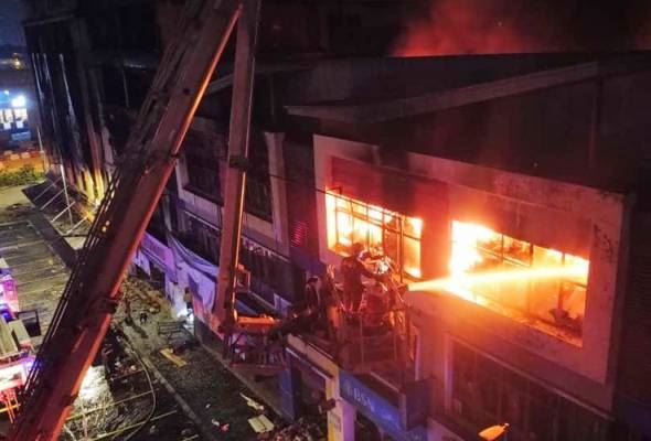 wisma jakel shah alam terbakar lagi, libatkan bilik simpanan langsir pula